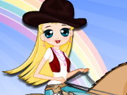 Click to Play Horse Riding Girl Dressup