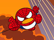Click to Play QQ Penguin: Spiderman