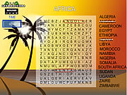 Click to Play Word Search Gameplay 5 - Africa