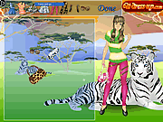 Click to Play Tiger Girl Dress Up