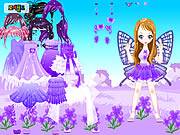 Click to Play Purple Butterfly Dress up